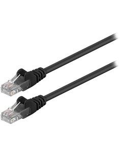 68643 CAT 5e U/UTP PATCH CABLE 0.5m BLACK