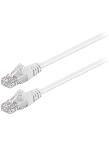 68614 CAT 5e U/UTP PATCH CABLE 0.25m WHITE