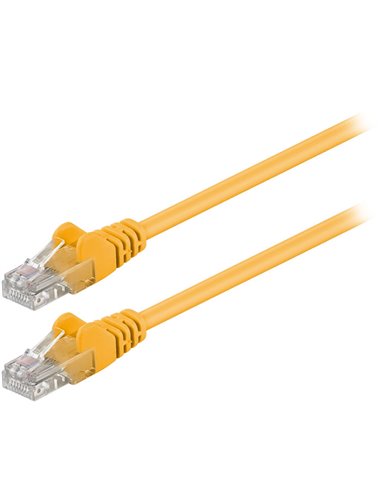 68341 CAT 5e U/UTP PATCH CABLE 1m YELLOW