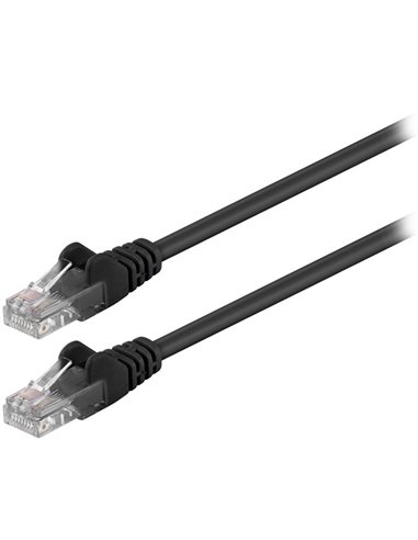 68644 CAT 5e U/UTP PATCH CABLE 1m BLACK