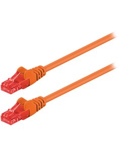 95253 CAT 6 U/UTP PATCH CABLE CCA 0.25m ORANGE