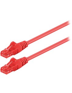 68436 CAT 6 U/UTP PATCH CABLE CCA 0.5m RED