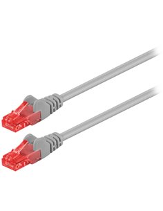 95250 CAT 6 U/UTP PATCH CABLE CCA 0.25m GREY