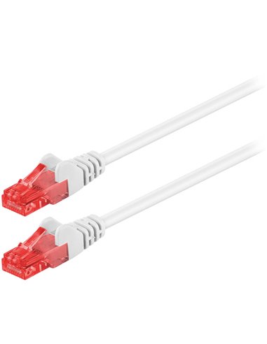 95257 CAT 6 U/UTP PATCH CABLE CCA 0.25m WHITE