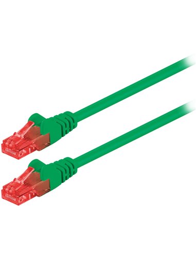 95251 CAT 6 U/UTP PATCH CABLE CCA 0.25m GREEN