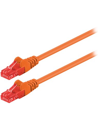 95262 CAT 6 U/UTP PATCH CABLE CCA 1m ORANGE