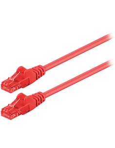 95254 CAT 6 U/UTP PATCH CABLE CCA 0.25m RED