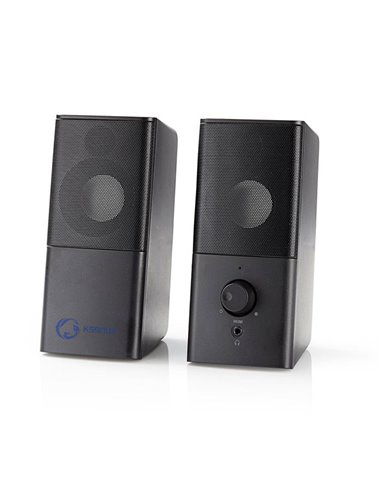 NEDIS GSPR10020BK Gaming Speakers 2.0 USB powered 3.5mm jack 18 W