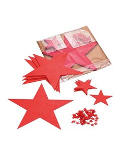 Σετ αστεριών από τσόχα 82 τεμάχια