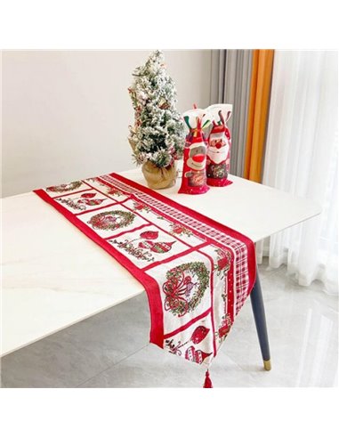 Τραπεζομάντηλο χριστουγεννιάτικο 180x35εκ. Σχέδιο 1