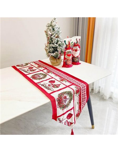Τραπεζομάντηλο χριστουγεννιάτικο 180x35εκ. Σχέδιο 1