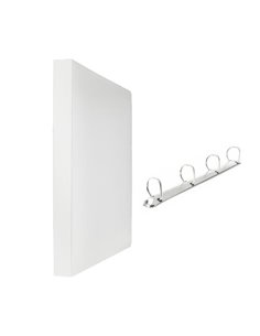 Νext ντοσιέ PP με 4 κρίκους D διάφανο Y32x25x4,5εκ.