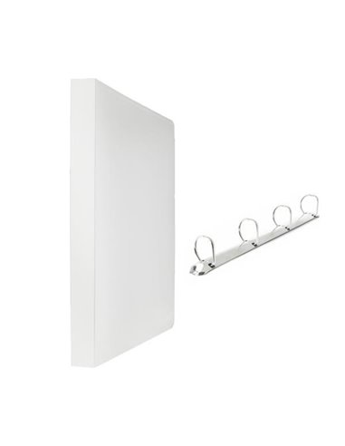 Νext ντοσιέ PP με 4 κρίκους D διάφανο Y32x25x4,5εκ.