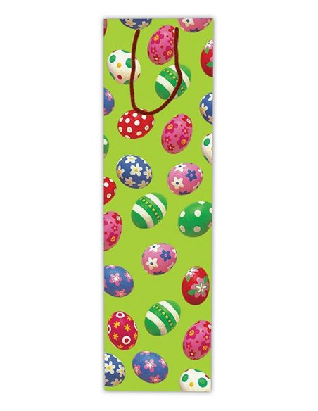 Next χάρτινη τσάντα λαμπάδας Υ52x15x8εκ. "πασχαλινά αβγά"