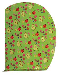 Next βάση για δώρο - κουτί λαμπάδας "πράσινο πασχαλίτσες" 35x50εκ.