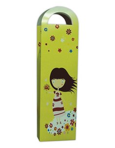 Next κουτί λαμπάδας "κοριτσάκι με λουλούδια" 57x16x8εκ.