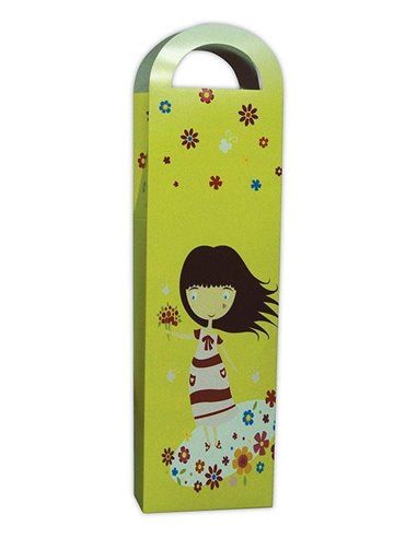 Next κουτί λαμπάδας "κοριτσάκι με λουλούδια" 57x16x8εκ.