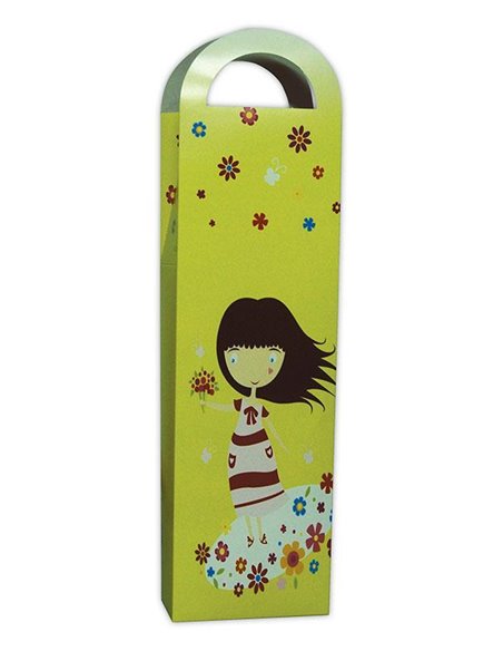 Next κουτί λαμπάδας "κοριτσάκι με λουλούδια" 57x16x8εκ.