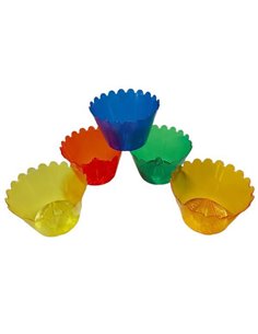 Κηροστάτης πλαστικός διάφορα χρώματα