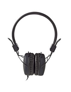 NEDIS HPWD1100BK Wired Headphones, On-ear, Foldable, 1.2 m Round Cable, Black