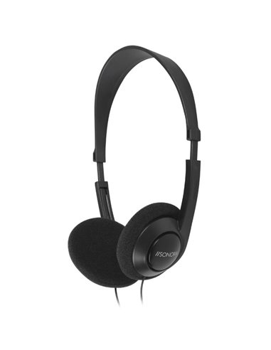 SONORA HPTV-100 TV HEADPHONES WITH 6M CABLE,BLACK COLOR