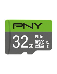 PNY P-SDU32GU185GW-GE32GB MICRO-SD HC CLASS 10/UHS-I  U1+SD ADAPTER