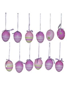 Σακουλάκι με 12 διακοσμητικά πασχαλινά αυγά 8