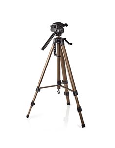 NEDIS TPOD2300BZ Tripod Pan & Tilt Max 3.5 kg 161 cm  Black/Silver