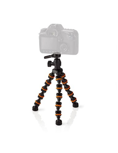 NEDIS GPOD3200BK Mini Tripod Max 1 kg 26.0 cm Flexible Black/Orange