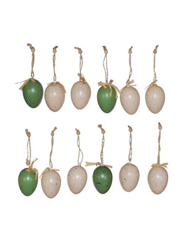 Σακουλάκι με 12 διακοσμητικά πασχαλινά αυγά 6