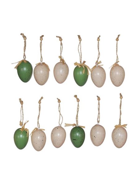 Σακουλάκι με 12 διακοσμητικά πασχαλινά αυγά 6