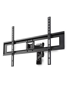 NEDIS TVWM1550BK Full Motion TV Wall Mount, 37-70", Max 35 kg, 3 Pivot Points