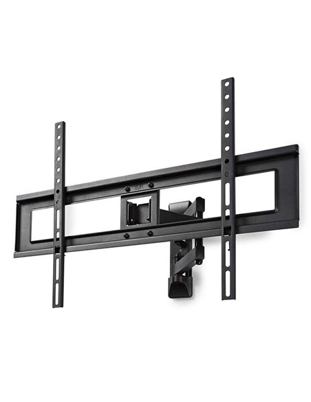 NEDIS TVWM1550BK Full Motion TV Wall Mount, 37-70", Max 35 kg, 3 Pivot Points