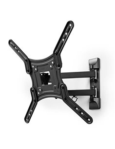 NEDIS TVWM1530BK Full Motion TV Wall Mount 23-55" Max 30 kg 3 Pivot Points