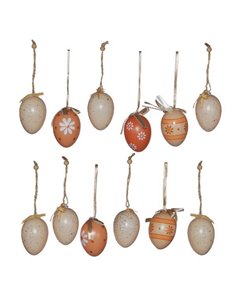 Σακουλάκι με 12 διακοσμητικά πασχαλινά αυγά 1