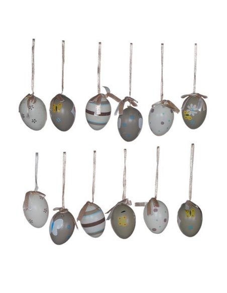 Σακουλάκι με 12 διακοσμητικά πασχαλινά αυγά 2