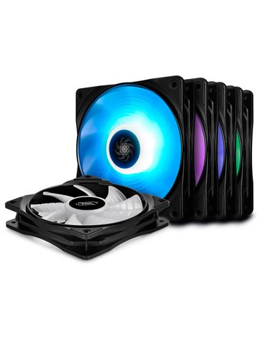 DEEPCOOL RF 120M 5 ΙΝ 1 RGB COOLING FAN 120mm BLACK