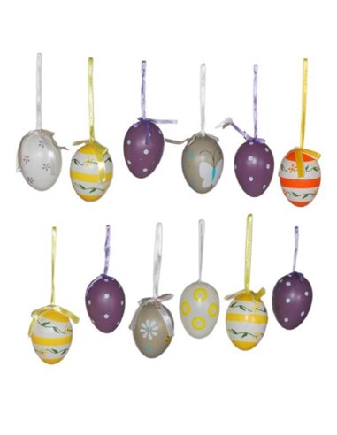 Σακουλάκι με 12 διακοσμητικά πασχαλινά αυγά 10