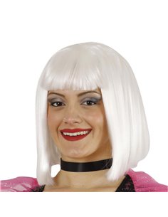 Περούκα καρέ λευκή