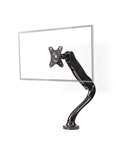 NEDIS MMNTSI100BK Desk Monitor Mount Single Monitor Arm Full Motion 10-32 "