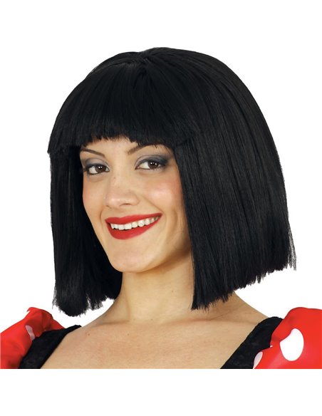 Περούκα καρέ μαύρη