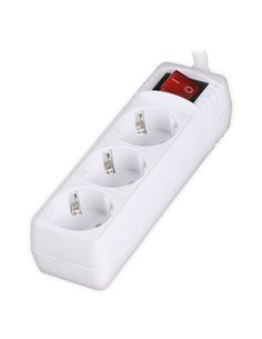 SONORA PSW301-3M ΠΟΛΥΠΡΙΖΟ 3 ΘΕΣΕΩΝ ΜΕ ΔΙΑΚΟΠΤΗ 3m ΛΕΥΚΟ