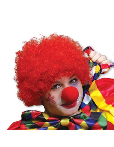 Περούκα κλόουν κόκκινη