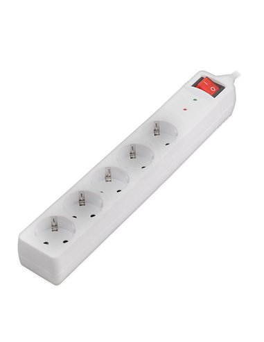 SONORA SPSW501 WHITE COLOR SURGE PROTECTION MULTI STRIP