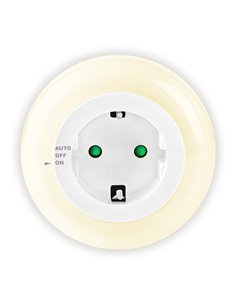 SONORA RING LIGHT PASS THROUGH NIGHT LIGHT  3 LEDS, SWITCH AND LIGHT SENSOR