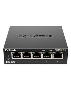 D-LINK DGS-105 GIGABIT 5-PORT UNMANAGED SWITCH