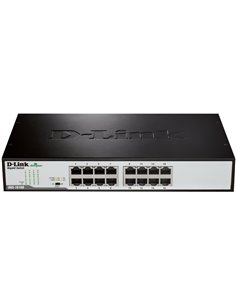 D-LINK DGS-1016D GIGABIT ETHERNET 16-PORT SWITCH (RACKMOUNT)