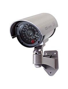 NEDIS DUMCB40GY Dummy Security Camera, Bullet, IP44, Grey