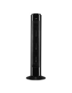 LIFE Aeolus tower ventilator in black color