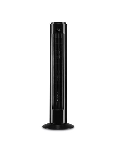 LIFE Aeolus tower ventilator in black color